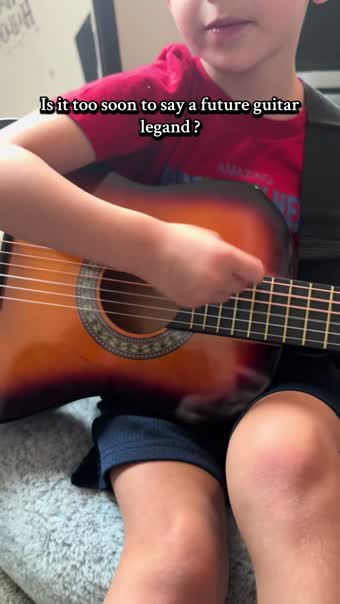 Kids acoustic guitar starter kit
