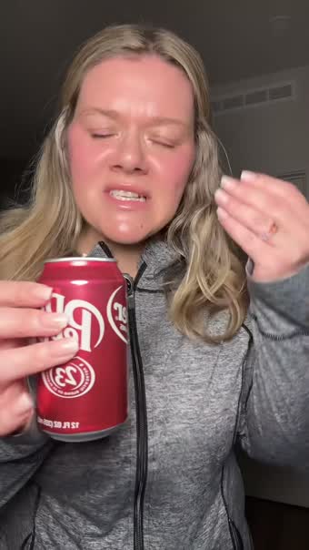 Soda can candle, cola scent